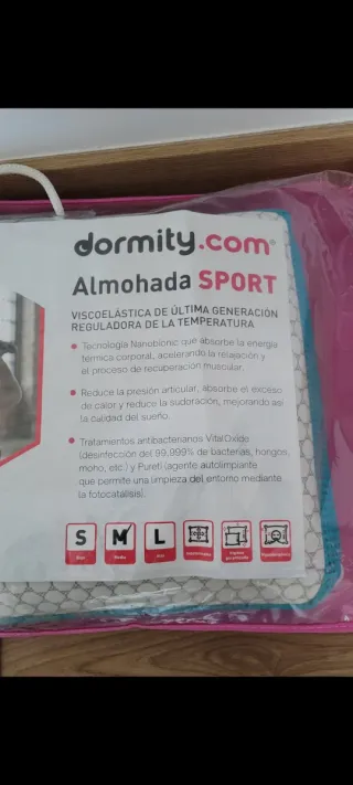 2 Almohadas Sport Visco Dormity Nuevas