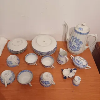 Servicio de café vintage de porcelana