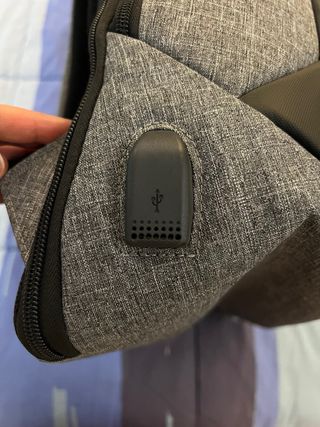 Zaino Kono porta PC nero/grigio