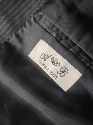 Completo uomo grigio taglia 48