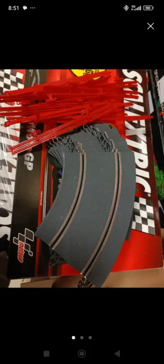 10 Curvas y 10 Vallas Scalextric 1/32