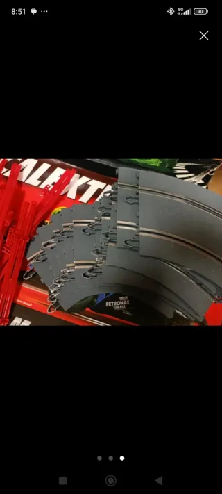 10 Curvas y 10 Vallas Scalextric 1/32