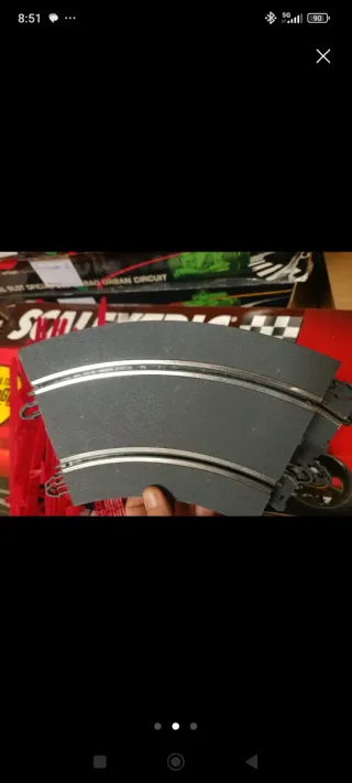 10 Curvas y 10 Vallas Scalextric 1/32