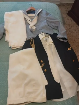 Traje comunión marinero y almirante talla 12