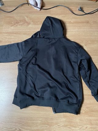 Chaqueta Ami Paris Negra con Corazón Rojo