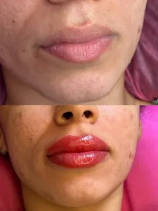 Labios perfectos y sin maquillaje