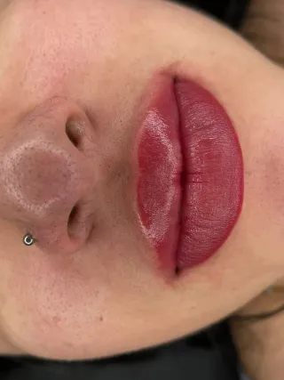 Labios perfectos y sin maquillaje