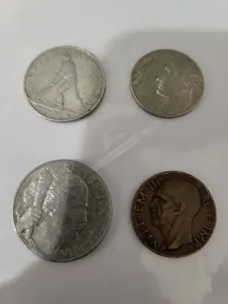 4 Monete Italiane Varie Annate