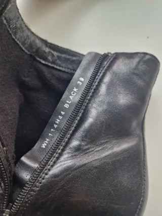 Botines negros tacón mujer talla 39