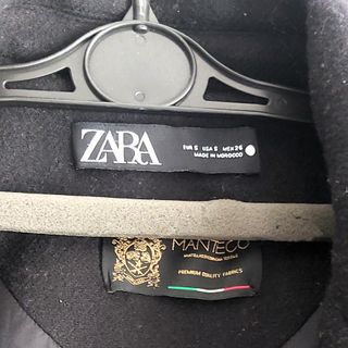 Abrigo Zara Negro Talla S