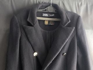 Abrigo Zara Negro Talla S