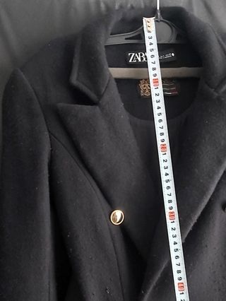 Abrigo Zara Negro Talla S