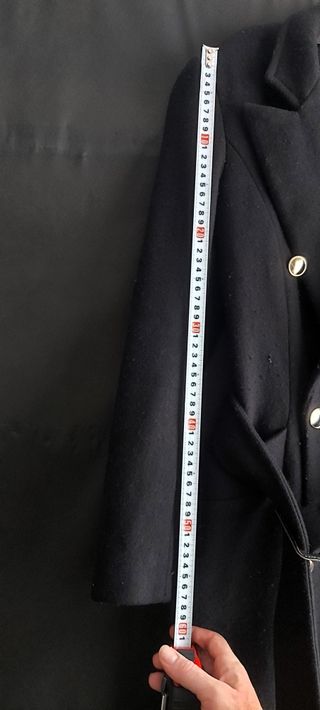 Abrigo Zara Negro Talla S