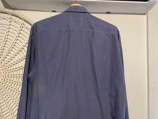 Camisa Boss Orange Azul Manga Larga