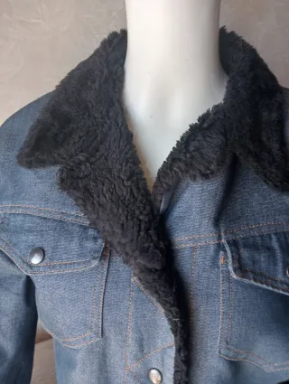 Giacca denim sherpa - Vintage