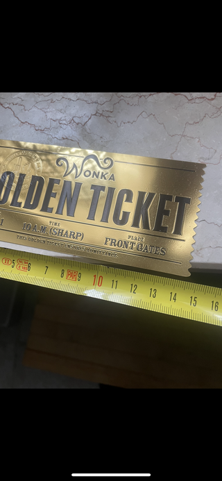 Biglietti d'Oro Willy Wonka