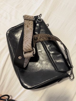 Bolso Love Moschino Piel Negro