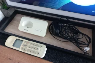 Teléfono Inalámbrico Philips Beige