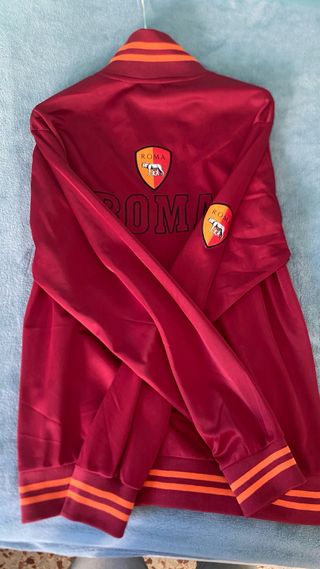 Chaqueta AS Roma Vintage Burdeos/Naranja