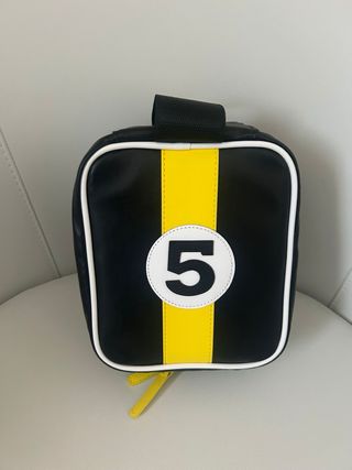 Valigetta porta orologi nero e giallo