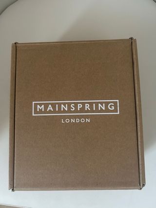 Valigetta porta orologi nero e giallo