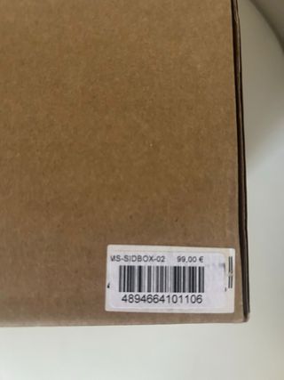 Valigetta porta orologi nero e giallo