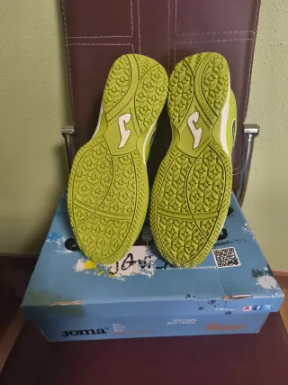 Zapatillas Joma Tenis Blancas y Verdes