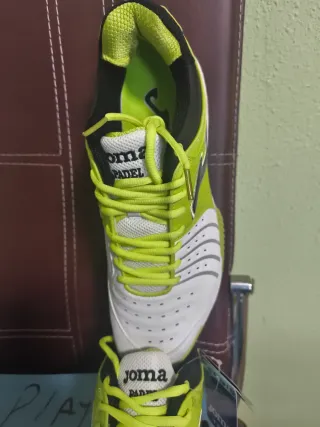 Zapatillas Joma Tenis Blancas y Verdes