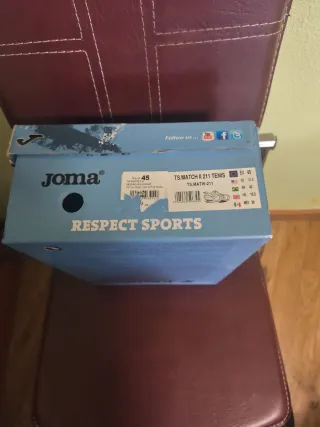 Zapatillas Joma Tenis Blancas y Verdes