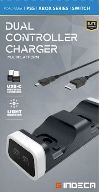 (PRECINTADO) Cargador Dual PS5/Xbox Series/Switch