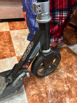 Patinete plegable negro