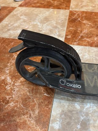 Patinete plegable negro