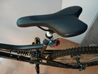 Bicicleta Montaña Doble Suspensión Negra