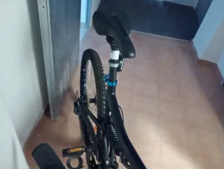 Bicicleta Montaña Doble Suspensión Negra