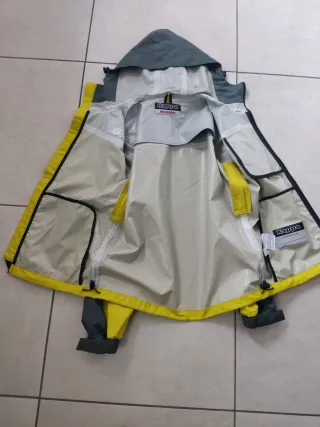 Giacca Kappa Antipioggia Grigio/Gialla