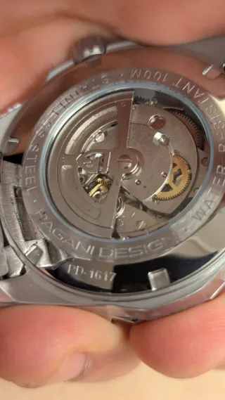 Reloj Automático Pagani Design PD1617 Negro