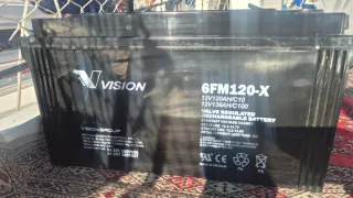 Batería Visión 6FM120-X AGM 12V 120Ah.