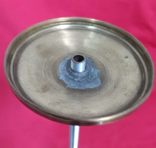 PLATILLOS LATON LAMPARA ANTIGUA