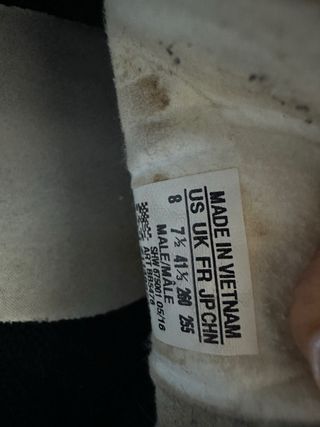 Adidas Gazelle negras Talla 41 y 1/3