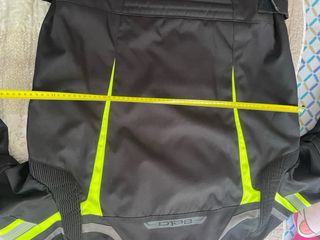 Chaqueta Moto Bela Negra y Flúor