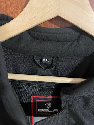 Chaqueta Moto Bela Negra y Flúor
