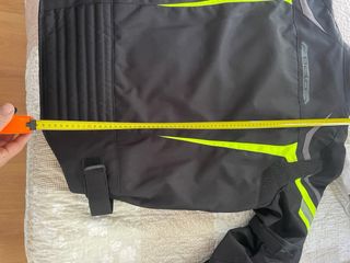 Chaqueta Moto Bela Negra y Flúor