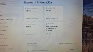 PC Asus I3-6100 4GB DDR4 120GB SSD + 500GB HDD