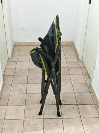 2 Sillas Camping Plegables Quechua Reposabrazos