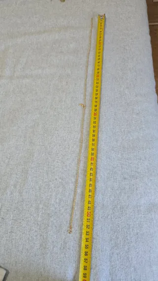 Cadena de oro con colgante de luna