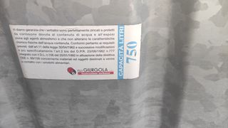 Serbatoio in acciaio zincato