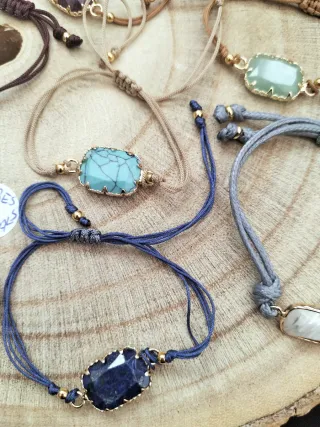 Pulseras de Piedras Naturales hechas a mano