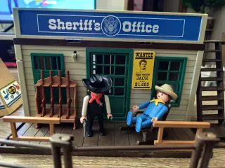 Playmobil Oeste Sheriff Coche Carro Indios