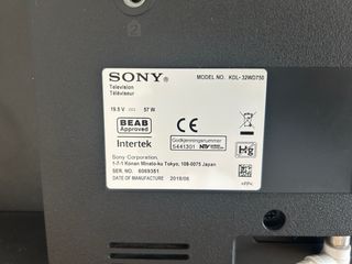 Televisión SONY BRAVIA 32”