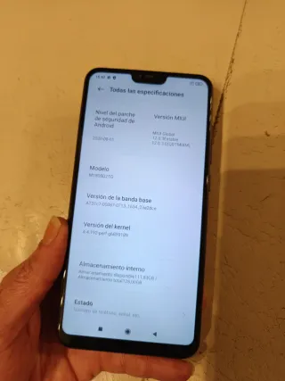 Móvil Xiaomi Mi 8 Lite Negro